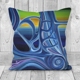 Making Tracks - Handmade Cushion